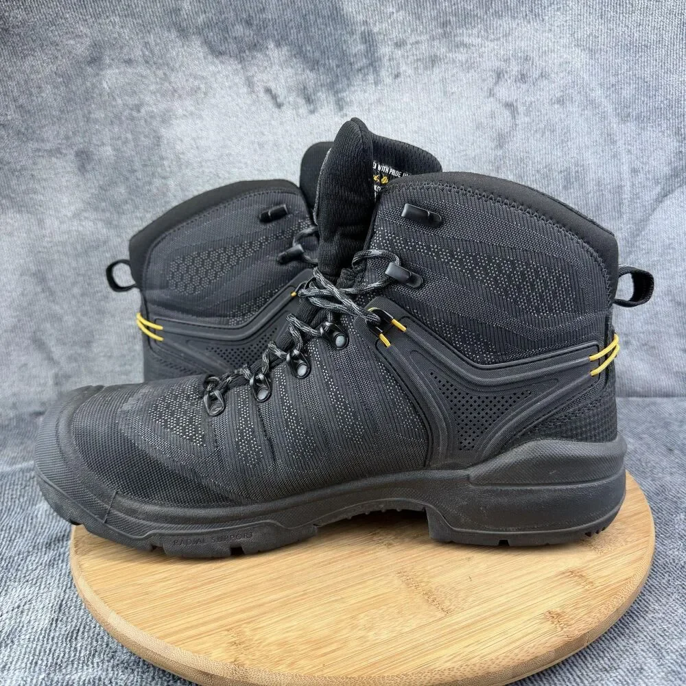 KEEN Boots Mens Size 12 Black Mesh Waterproof Workwear Non-Slip Ankle Combat